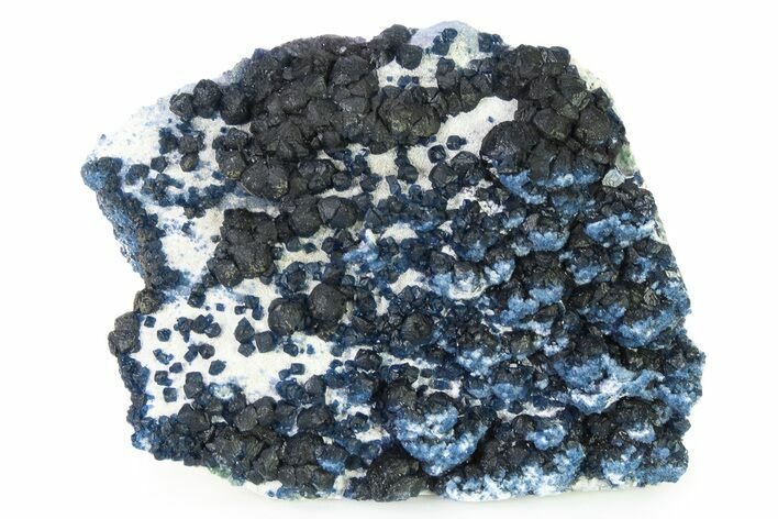 Blue Cubic/Octahedral Fluorite Crystals - Inner Mongolia #323418